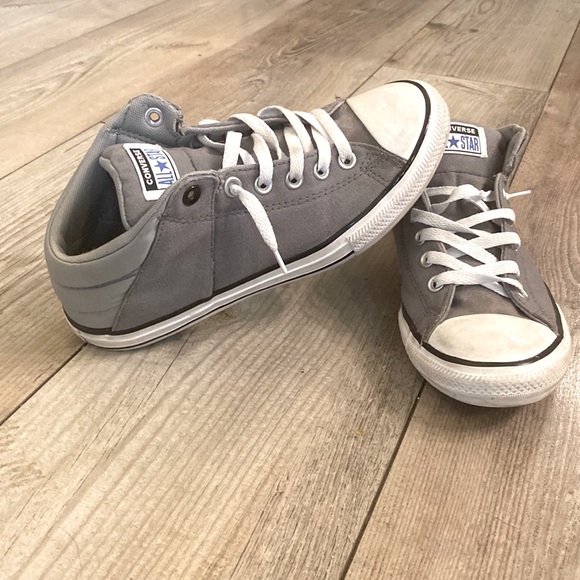 Converse Other - Grey Converse High Top Youth Size 6